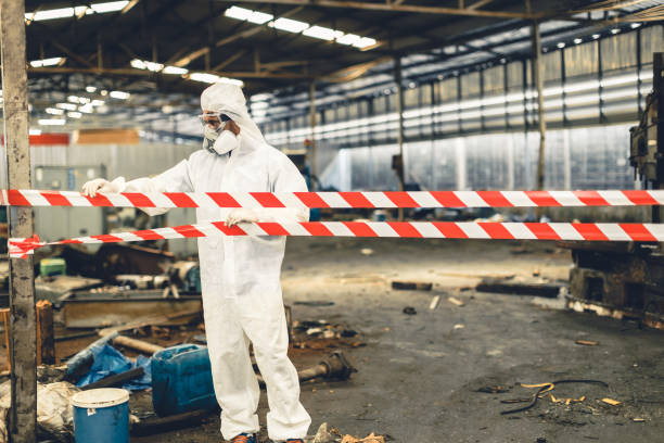 Professional Hoarding Cleanup technician working in Christiansburg, VA